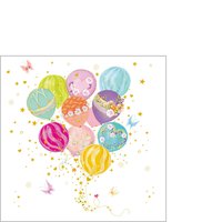 Serviettes 25x25 cm - Balloons