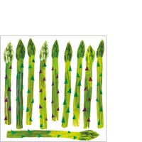 Serviettes 25x25 cm - Traceys aparagus