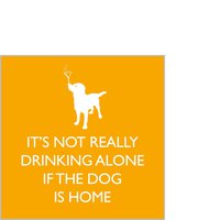 Serviettes 25x25 cm - If the dog orange