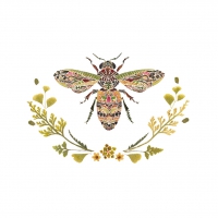 餐巾25x25厘米 - Green Bee Napkin 25x25