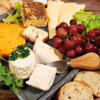 Tovaglioli 33x33 cm - Cheese and Grapes Napkin 33x33