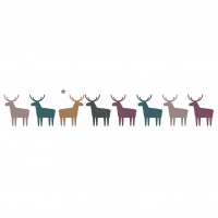 Serviettes 33x33 cm - Pure Deers Napkin 33x33