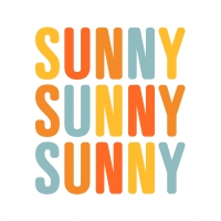 Serviettes 33x33 cm - Sunny, Sunny Napkin 33x33