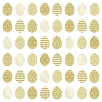 Serviettes 33x33 cm - Pure Easter Eggs Napkin 33x33