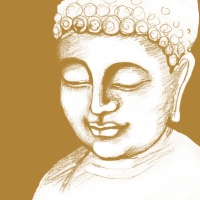 Салфетки 33x33 см - Buddha Napkin 33x33