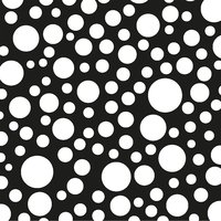Serviettes 33x33 cm - Dots black