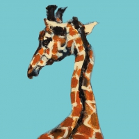 餐巾33x33厘米 - Giraffe Napkin 33x33