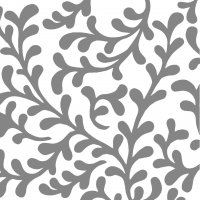 餐巾33x33厘米 - Pretty Tendrils silver Napkin