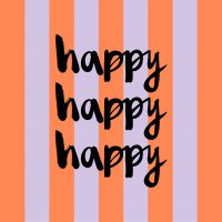 餐巾33x33厘米 - Formart Happy Napkin