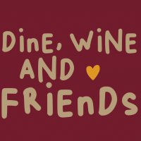 餐巾33x33厘米 - Wine, Dine, Friends Napkin