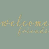 餐巾33x33厘米 - Welcome Friends eucalyptus Napkin