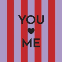 Napkins 33x33 cm - Formart You & Me Napkin