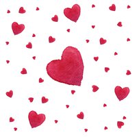 Napkins 33x33 cm - Love Splash