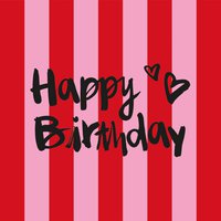 Napkins 33x33 cm - Formart Birthday