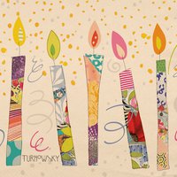 Servilletas 33x33 cm - Birthday Candles eco