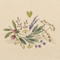 Servietten 33x33 cm - Provence eco