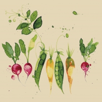 餐巾33x33厘米 - Green Vegetable eco