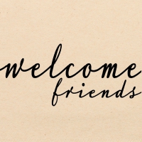 餐巾33x33厘米 - Friends black eco