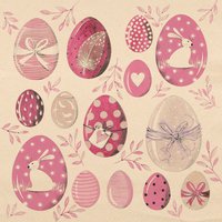 Napkins 33x33 cm - Easter Rose eco