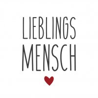 Servilletas 33x33 cm - Lieblingsmensch