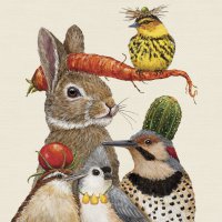Serviettes 33x33 cm - Harvest Party