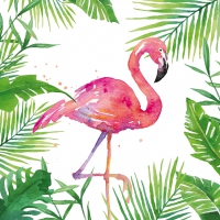Servietten 33x33 cm - Tropical Flamingo 33x33 cm