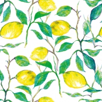 Servietten 33x33 cm - Beautiful Lemons 33x33 cm