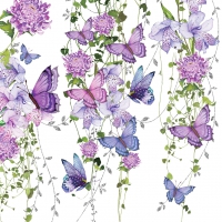 餐巾33x33厘米 - Butterfly Splash