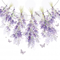 餐巾33x33厘米 - Hanging Lavender 33x33 cm
