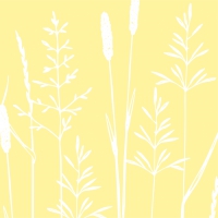 餐巾33x33厘米 - Pure Fields yellow Napkin 33x33