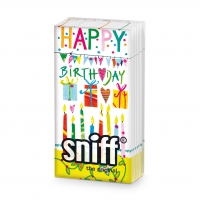 Handkerchiefs - Happy Birthday Sniff Tissue