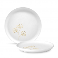 Porcelain plate - Pure Gold Berries Matte Plate 27