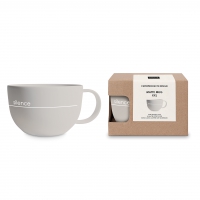 Porcelain cup with handle - Pure Silence Matte Mug XXL