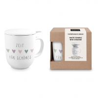 tea cups - Zeit für Schönes Matte T-Mug