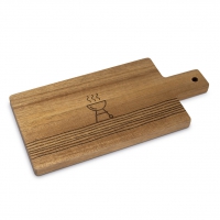 木板 - Pure BBQ anthracite Wood Tray nature