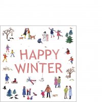Servilletas 25x25 cm - Happy Winter