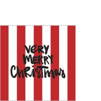 Servietten 25x25 cm - Formart Merry