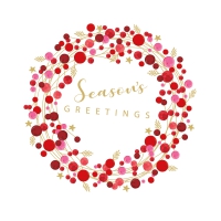 餐巾25x25厘米 - Seasons Greetings Napkin 25x25