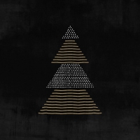 餐巾33x33厘米 - Pure Christmas black Napkin