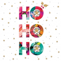 Serviettes 33x33 cm - Ho, Ho Napkin