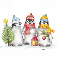 Napkins 33x33 cm - Sacred Penguins Napkin