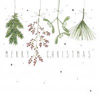 餐巾33x33厘米 - Merry, Merry Napkin