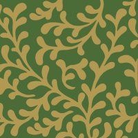 餐巾33x33厘米 - Pretty Tendrils green Napkin