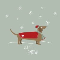 Serviettes 33x33 cm - Winter Story Napkin