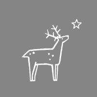 Serviettes 33x33 cm - Wishing on a Star gray Napkin