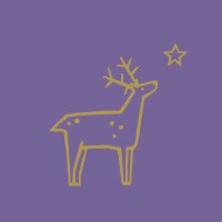 Serviettes 33x33 cm - Wishing on a Star lilac Napkin