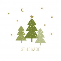 餐巾33x33厘米 - Sille Nacht weiss Napkin