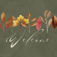 Serviettes 33x33 cm - Welcome Leaves Napkin