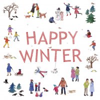 Serviettes 33x33 cm - Happy Winter Napkin