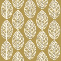 Napkins 33x33 cm - Foggy Leaves gold Napkin